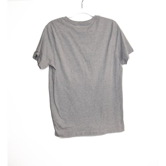 Hurley Mens Gray Short Sleeve T-Shirt With Green Logo Design M - Picture 6 of 10
